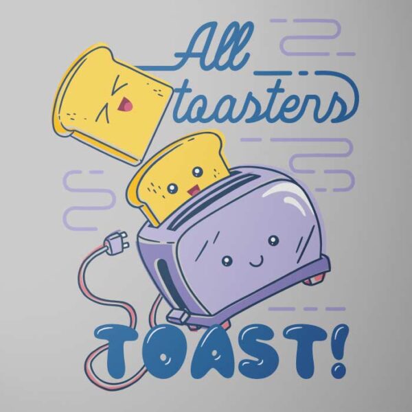 Damska Bluza z Nadrukiem "All Toasters TOAST!"