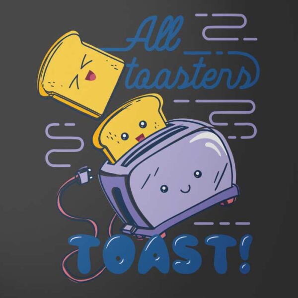 Damska Bluza z kapturem z Tosterem i Toastami "Funny Toast"