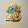Damska Bluza z bananem na leżaku "Banana life can be so beautfiul"