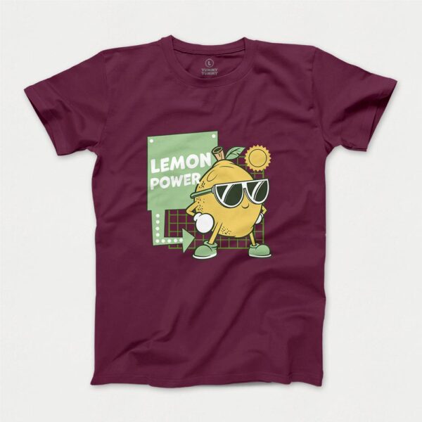 Męska Koszulka "Lemon Power": Oszałamiająca Energia Cytryny