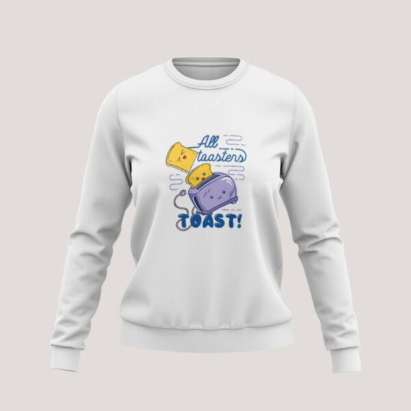 Damska Bluza z Nadrukiem "All Toasters TOAST!"