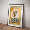 Plakat "Oszczędzaj Wodę, Pij Piwo"