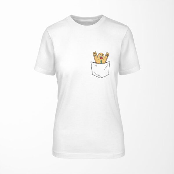 Damski T-shirt z małą ciasteczkową gwiazdą Rocka