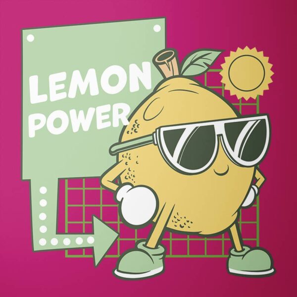 T-shirt damski w letnich klimatach: Cytryna & LEMON POWER!