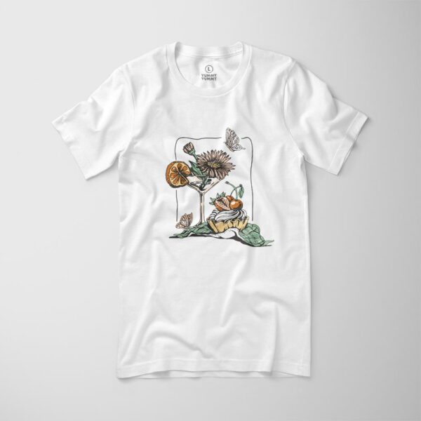 Wyjątkowy t-shirt damski "Coctail & Muffin"