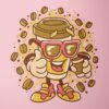 coffee-mug-that-drinks-coffee SOFT ROSE Bluza damska kangurka dla miłośniczek dobrej kawy