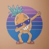 dabbing-pineapple-tshirt ORANGE Koszulka Dziecięca "Dabbing Ananas: Tańcz z Ananasem"